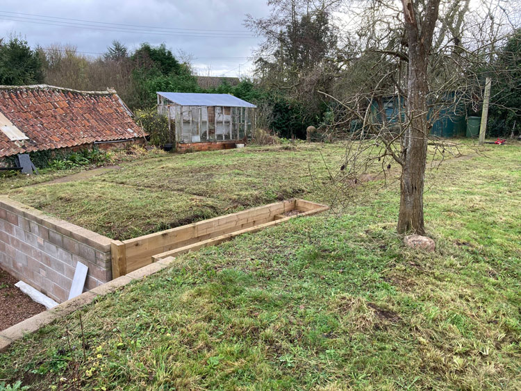 after picture of lawn tidy up by neat borders landscape gardeners